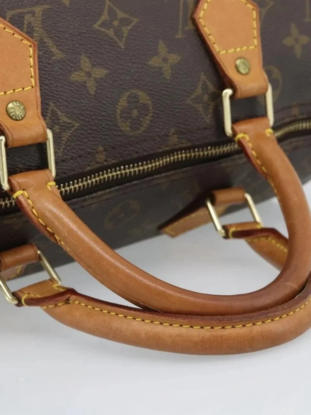 LOUIS VUITTON Monogram Speedy 30 Hand Bag L002 LV Auth 187950A